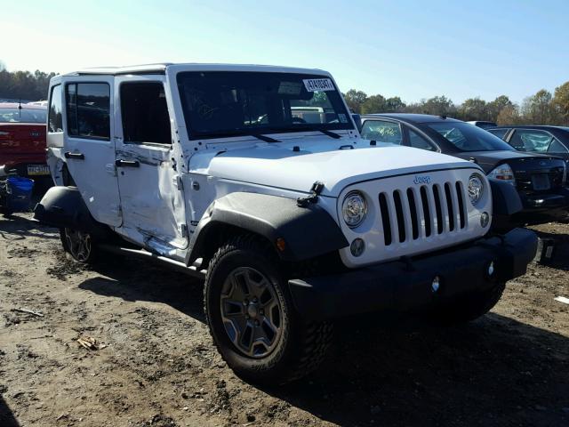 1C4BJWDG5HL512007 - 2017 JEEP WRANGLER U WHITE photo 1