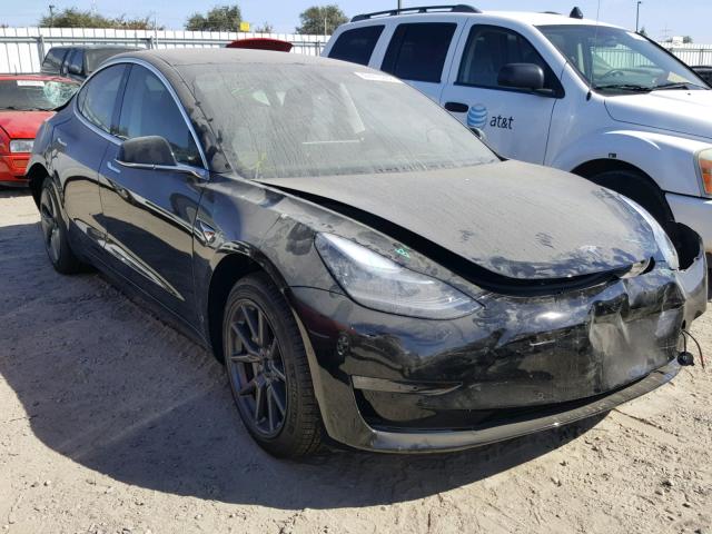 5YJ3E1EA8JF057068 - 2018 TESLA MODEL 3 أسود صورة 1