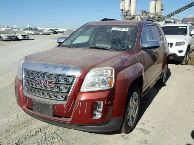 2CTFLWE58B6255308 - 2011 GMC TERRAIN SL RED photo 2