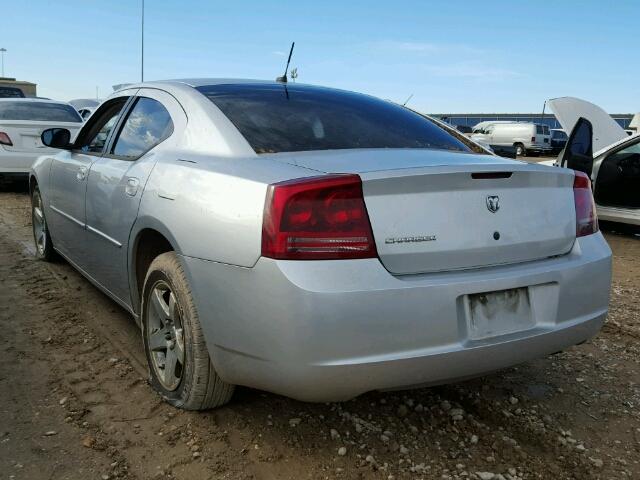 2B3KA43R08H154160 - 2008 DODGE CHARGER SILVER photo 3