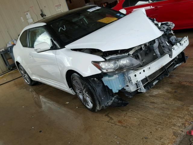 JTKJF5C75B3015807 - 2011 TOYOTA SCION TC WHITE photo 1