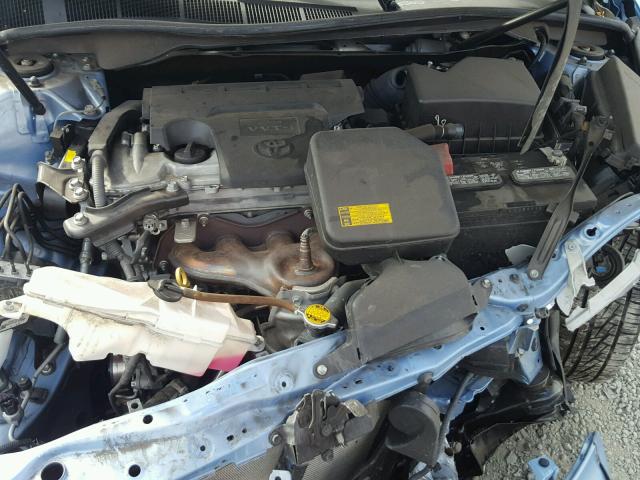 4T4BF1FK8CR261915 - 2012 TOYOTA CAMRY BASE BLUE photo 7