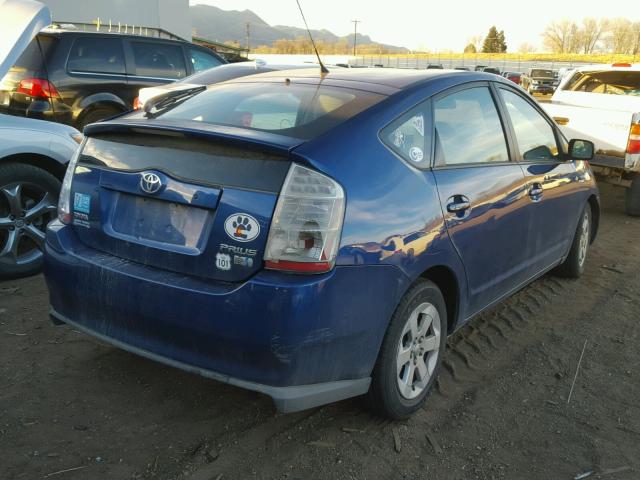 JTDKB20U187791479 - 2008 TOYOTA PRIUS BLUE photo 4