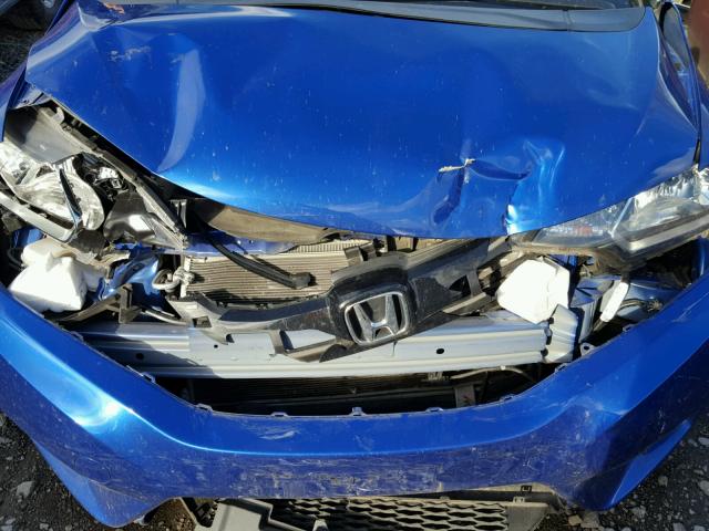 JHMGK5H51GX026080 - 2016 HONDA FIT LX BLUE photo 7