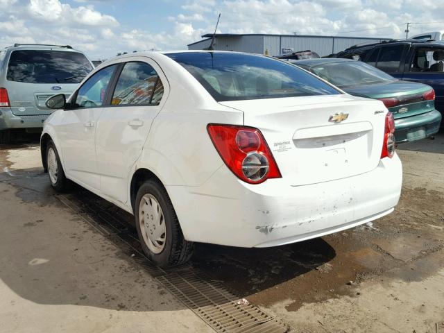 1G1JA5SHXD4178913 - 2013 CHEVROLET SONIC LS 白色 照片 3