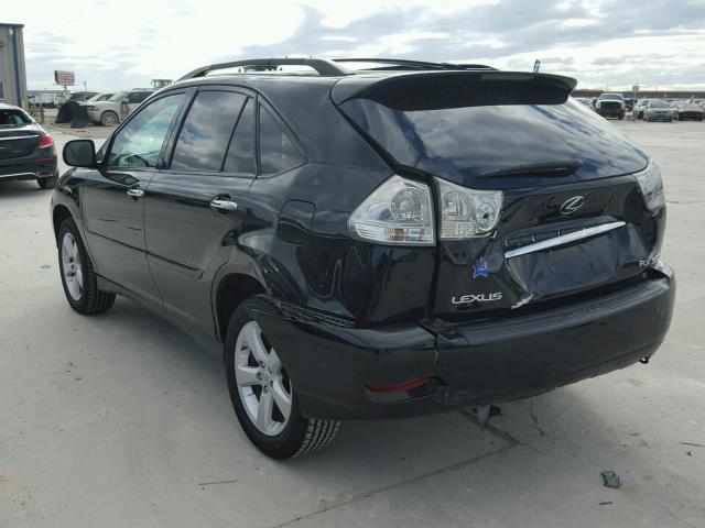 2T2GK31U48C030871 - 2008 LEXUS RX 350 BLACK photo 3