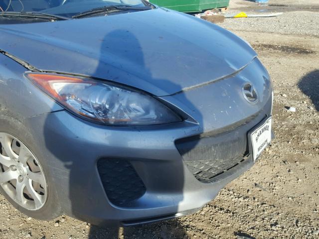 JM1BL1UG5C1572841 - 2012 MAZDA 3 I SILVER photo 9