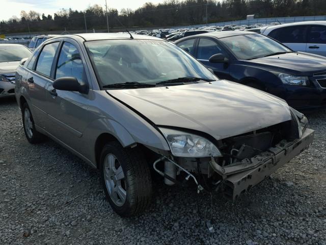 1FAHP34N97W291939 - 2007 FORD FOCUS ZX4 BEIGE photo 1