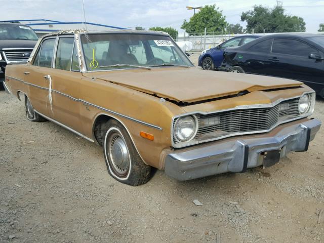 LH41C5B317025 - 1976 DODGE DART GOLD photo 1