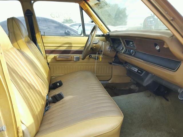 LH41C5B317025 - 1976 DODGE DART GOLD photo 5