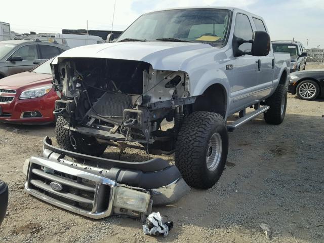 1FTSW31P34ED26758 - 2004 FORD F350 SRW S SILVER photo 2