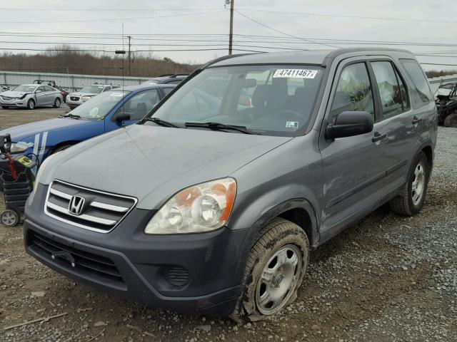 SHSRD78526U438056 - 2006 HONDA CR-V LX GRAY photo 2