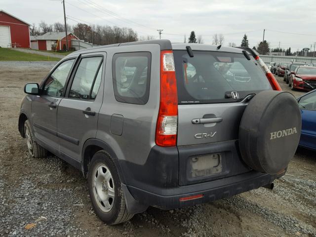 SHSRD78526U438056 - 2006 HONDA CR-V LX GRAY photo 3