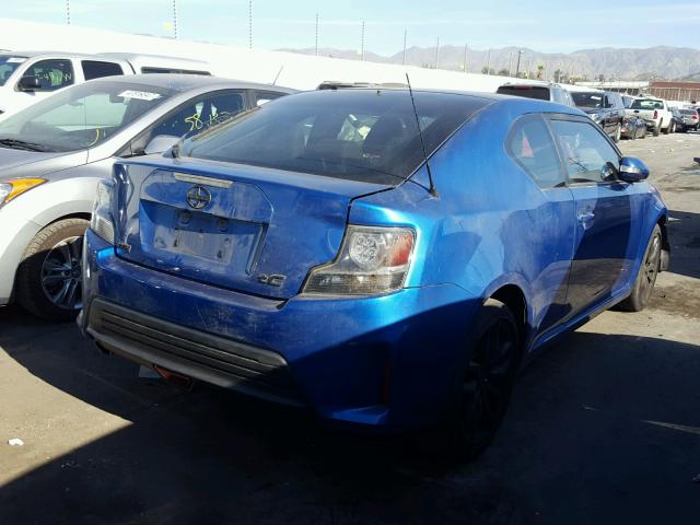 JTKJF5C73GJ022659 - 2016 TOYOTA SCION TC BLUE photo 4