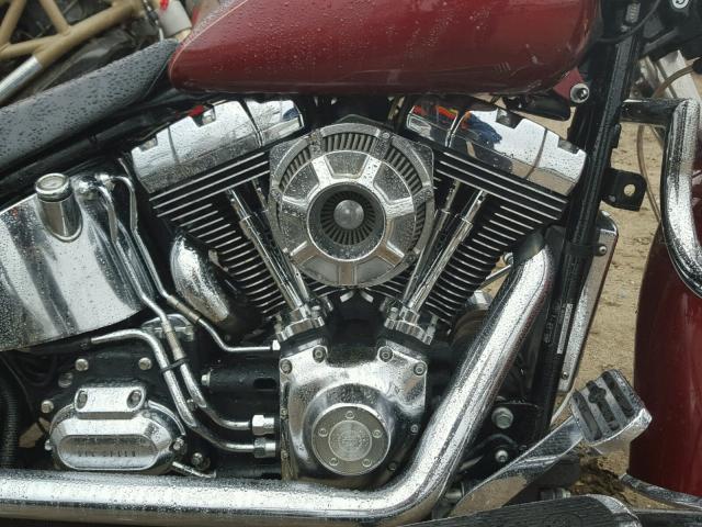 1HD1JD5369Y044920 - 2009 HARLEY-DAVIDSON FLSTN RED photo 7