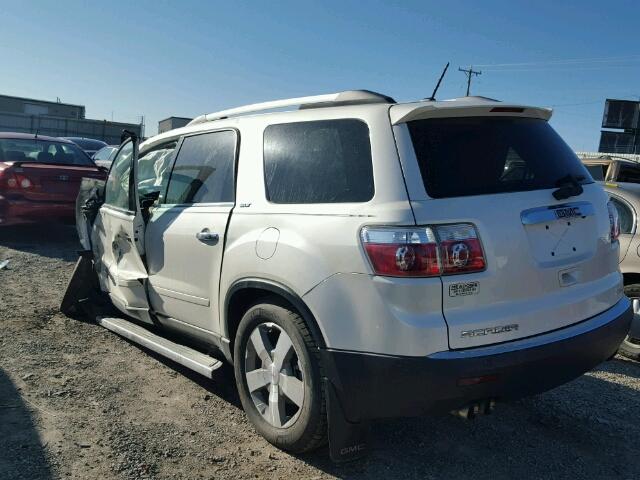 1GKLVMED4AJ194730 - 2010 GMC ACADIA SLT თეთრი ფოტო 3