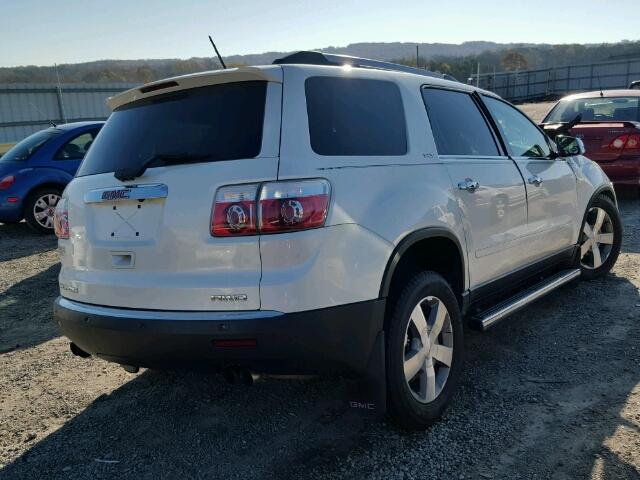 1GKLVMED4AJ194730 - 2010 GMC ACADIA SLT თეთრი ფოტო 4