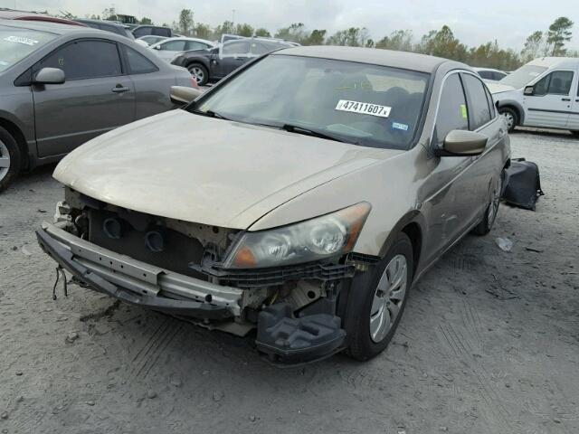 1HGCP26389A184232 - 2009 HONDA ACCORD LX GOLD photo 2