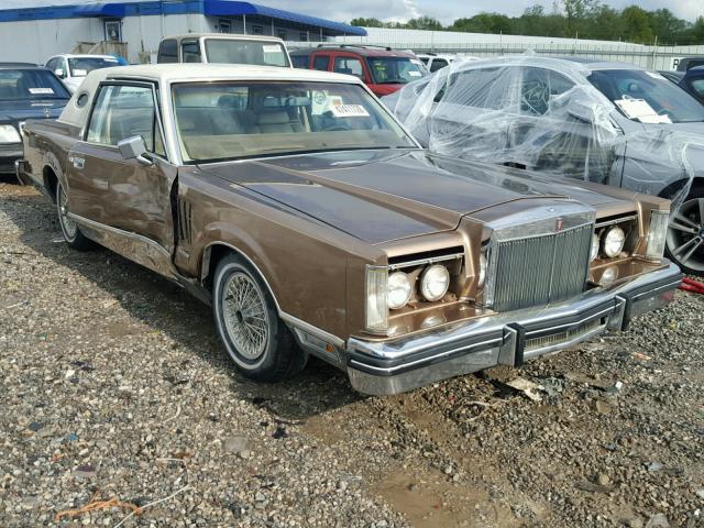 1MRBP95F1BY632156 - 1981 LINCOLN MARK VI GOLD photo 1