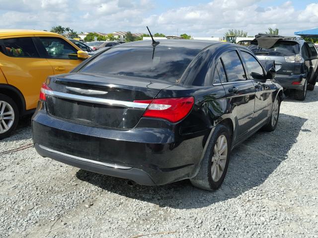 1C3CCBBBXDN732681 - 2013 CHRYSLER 200 TOURIN BLACK photo 4