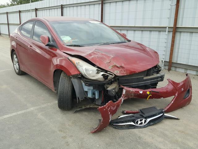 KMHDH4AE1BU115743 - 2011 HYUNDAI ELANTRA GL BURGUNDY photo 1