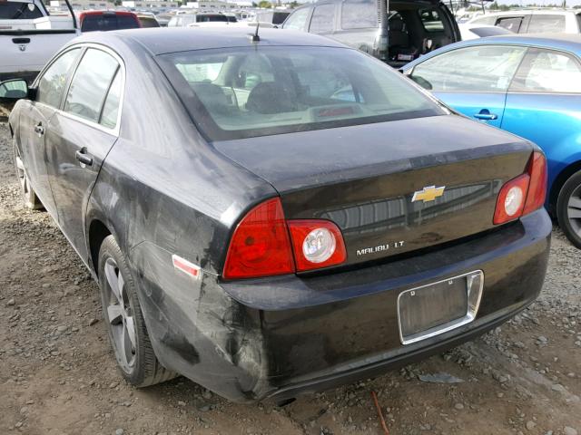 1G1ZC5E1XBF229372 - 2011 CHEVROLET MALIBU 1LT BLACK photo 3