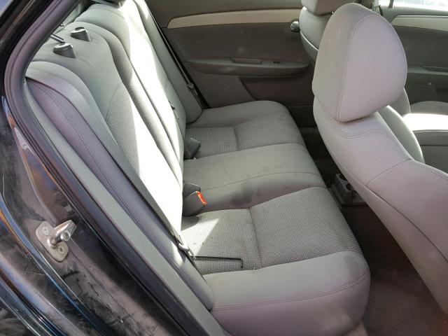 1G1ZC5E1XBF229372 - 2011 CHEVROLET MALIBU 1LT BLACK photo 6