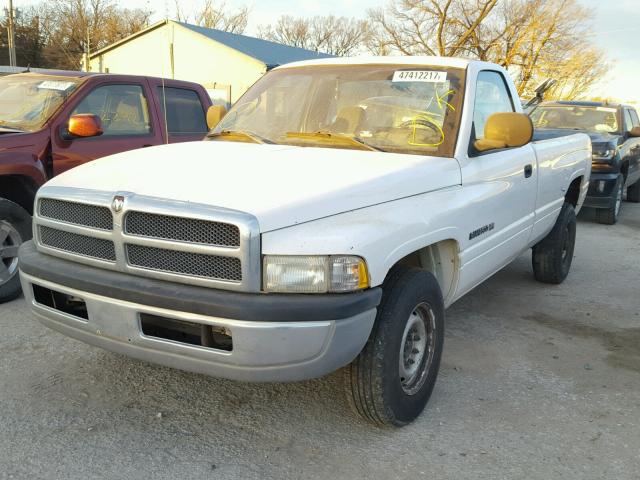 3B7KC26Z41M570776 - 2001 DODGE RAM 2500 WHITE photo 2