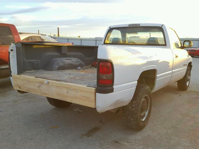 3B7KC26Z41M570776 - 2001 DODGE RAM 2500 WHITE photo 4