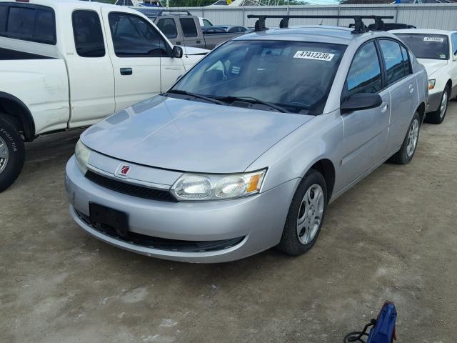 1G8AJ52F04Z198476 - 2004 SATURN ION LEVEL SILVER photo 2