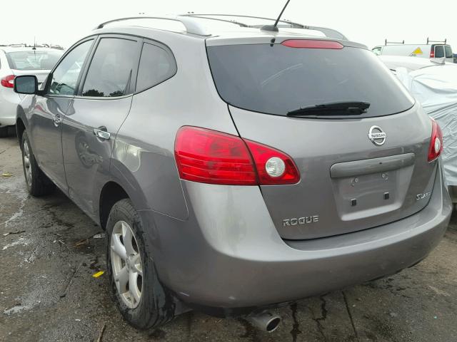 JN8AS5MV2AW610048 - 2010 NISSAN ROGUE S GRAY photo 3