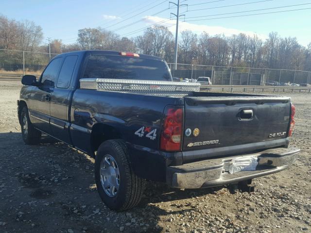 1GCEK19BX5Z224602 - 2005 CHEVROLET SILVERADO BLUE photo 3