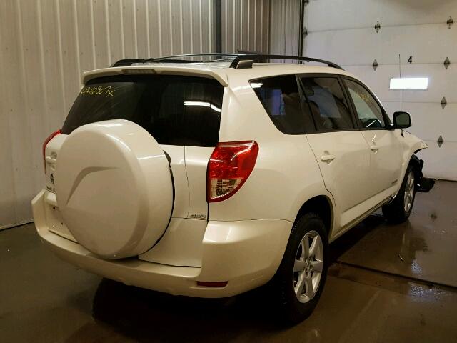 JTMBD31V475106182 - 2007 TOYOTA RAV4 LIMIT WHITE photo 4