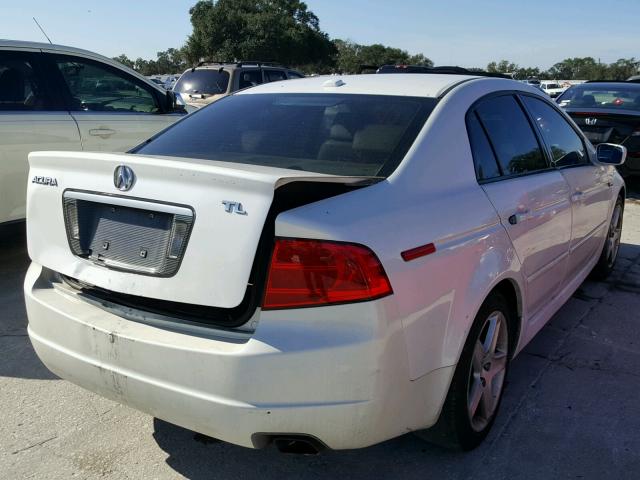 19UUA66224A005437 - 2004 ACURA TL WHITE photo 4