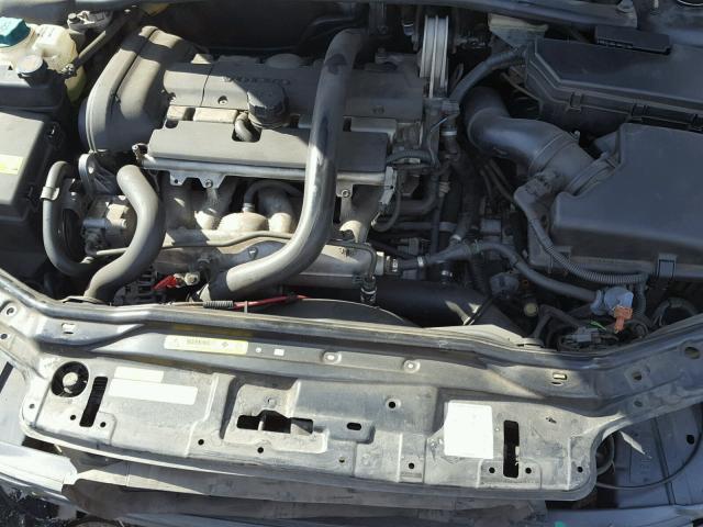 YV1RS59V742321356 - 2004 VOLVO S60 2.5T GRAY photo 7