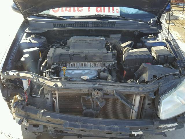 KNAFE121085519388 - 2008 KIA SPECTRA EX BLUE photo 7