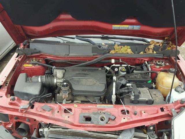 2CNDL23F356085852 - 2005 CHEVROLET EQUINOX LS RED photo 7