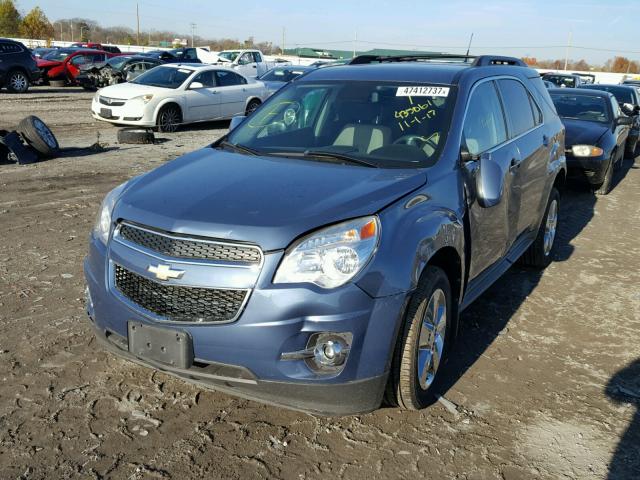 2GNFLPE52C6207734 - 2012 CHEVROLET EQUINOX LT BLUE photo 2