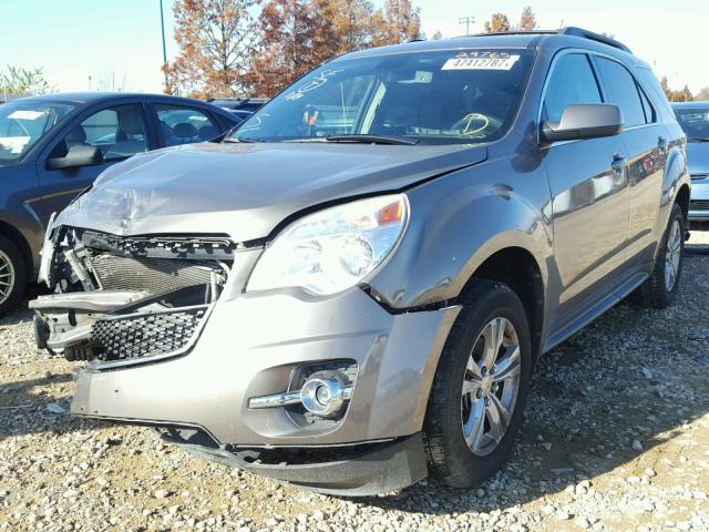 2CNALPEW3A6370476 - 2010 CHEVROLET EQUINOX LT BROWN photo 2