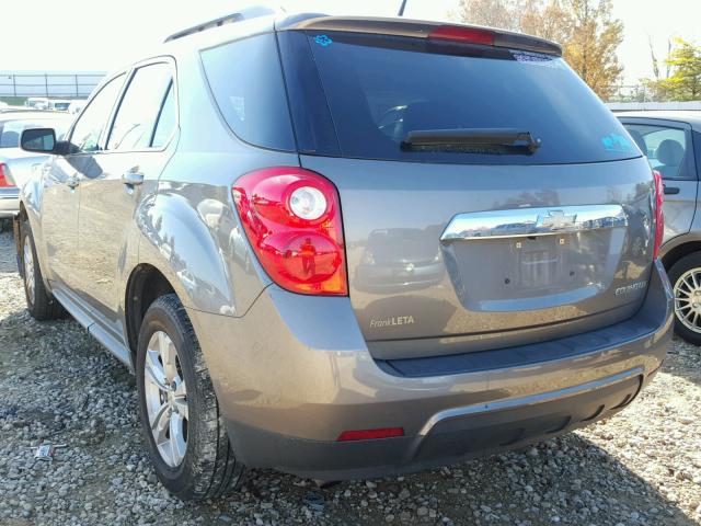 2CNALPEW3A6370476 - 2010 CHEVROLET EQUINOX LT BROWN photo 3