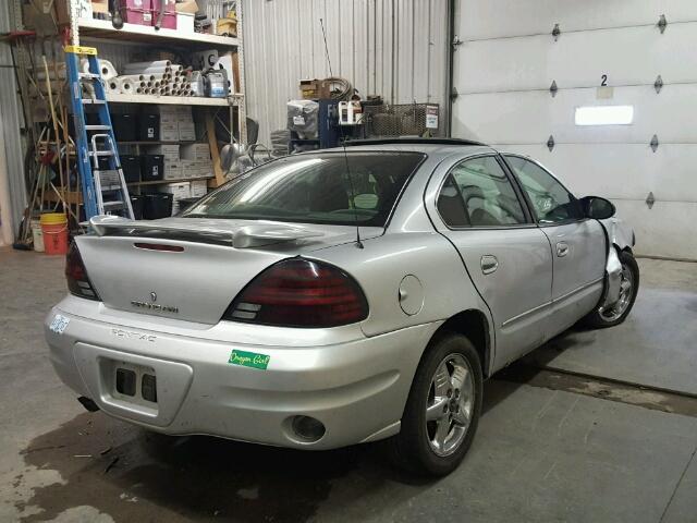 1G2NF52E33M682173 - 2003 PONTIAC GRAND AM S SILVER photo 4