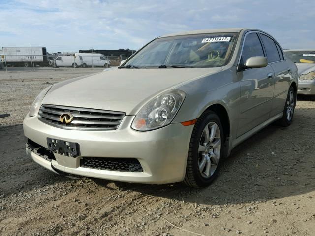 JNKCV51E05M210151 - 2005 INFINITI G35 TAN photo 2