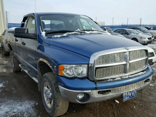 3D7KU28C14G277271 - 2004 DODGE RAM 2500 S ლურჯი ფოტო 1