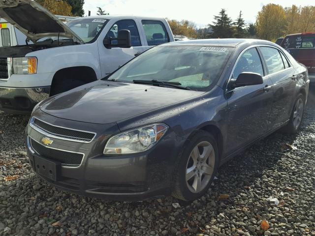 1G1ZA5EBXA4130897 - 2010 CHEVROLET MALIBU LS CHARCOAL photo 2