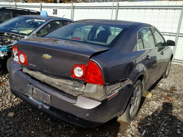 1G1ZA5EBXA4130897 - 2010 CHEVROLET MALIBU LS CHARCOAL photo 4