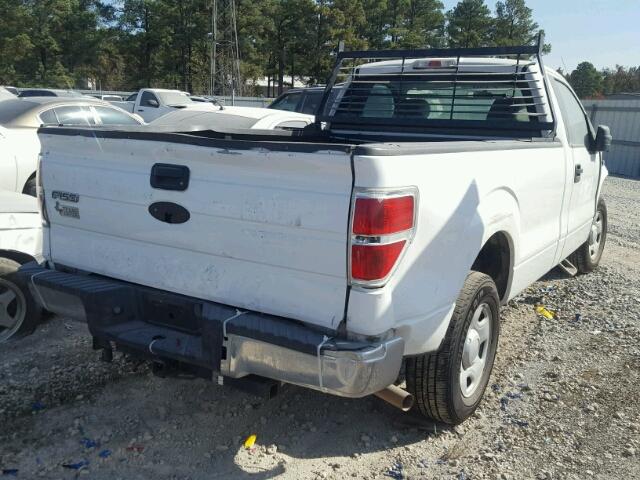 1FTRF12W39KA70820 - 2009 FORD F150 WHITE photo 4