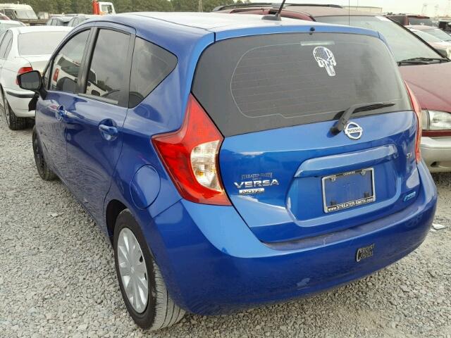 3N1CE2CP0GL366124 - 2016 NISSAN VERSA NOTE BLUE photo 3