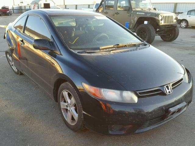 2HGFG128X7H504920 - 2007 HONDA CIVIC EX BLACK photo 1