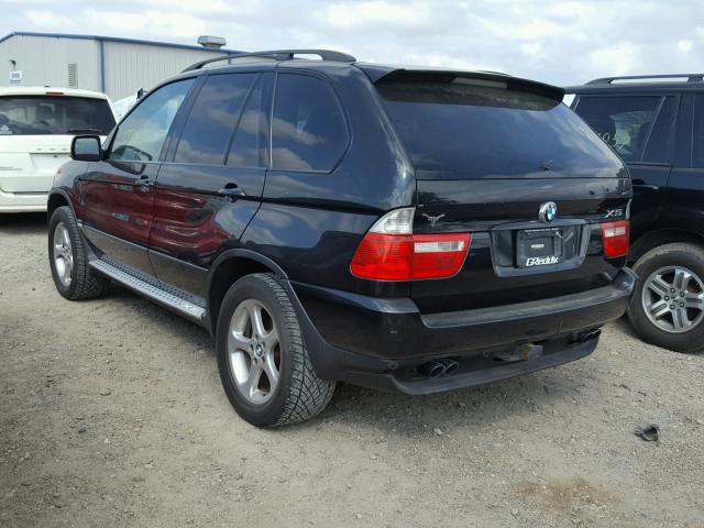 5UXFB53564LV00062 - 2004 BMW X5 4.4I BLACK photo 3