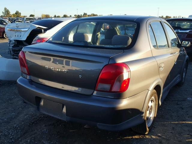 JTDBT123510142360 - 2001 TOYOTA ECHO GRAY photo 4